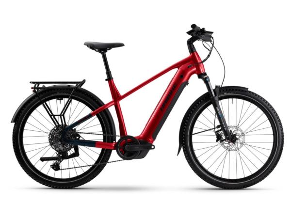 Haibike TREKKING 7 HIGH i800Wh 11-G Cues 25-26 HB BCXK GL_dyn. red/blue Rh L/50