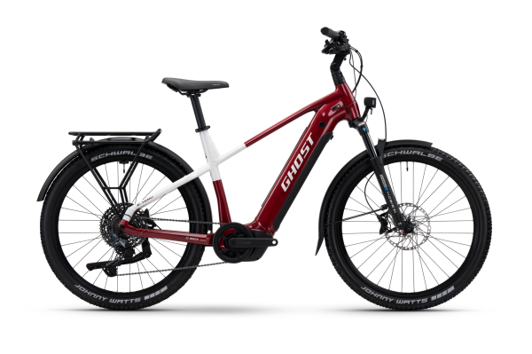 GHOST E-TERU Advanced EQ High carbon red/chilly white - glossy XL