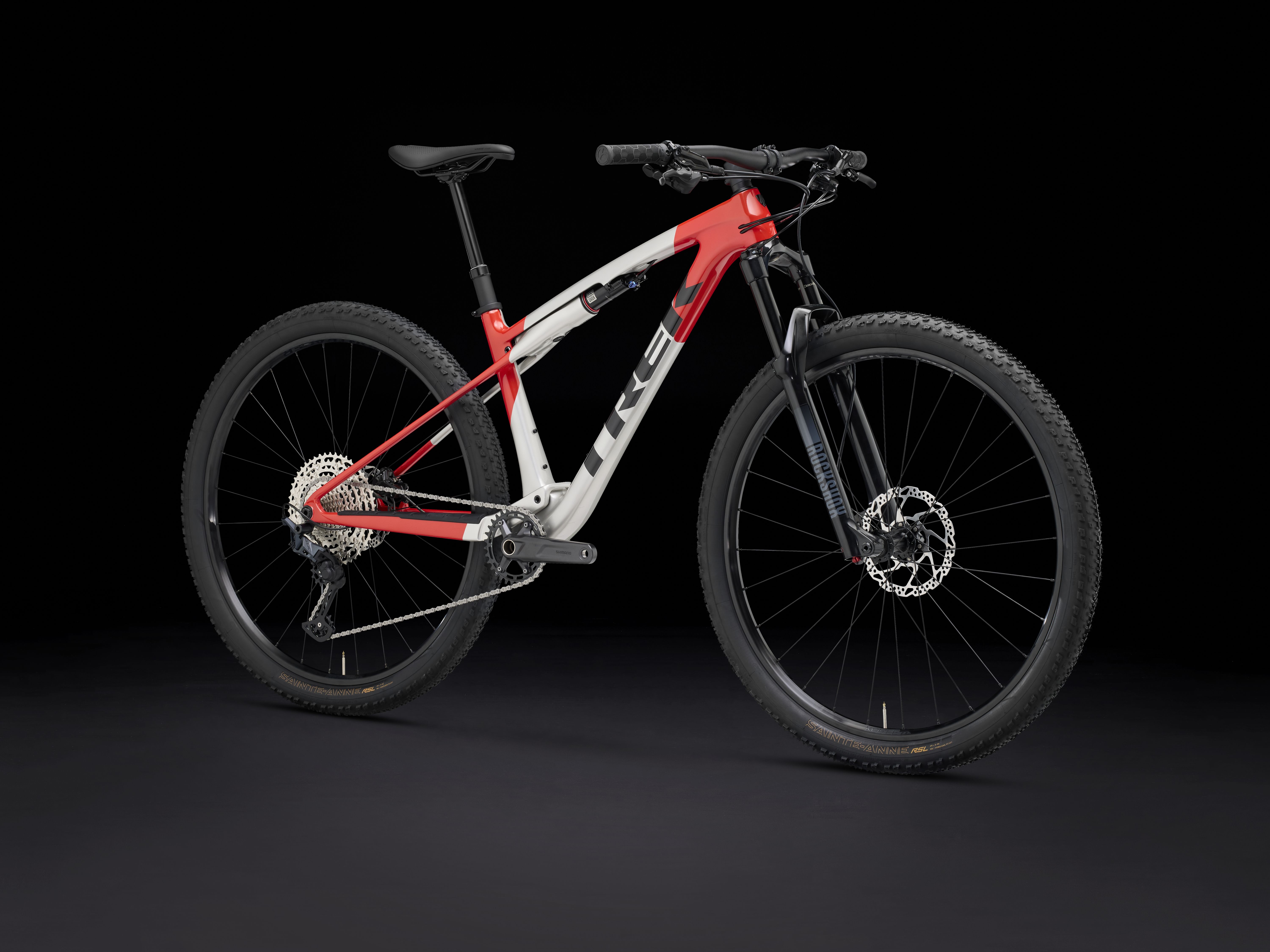 Trek Supercaliber SL 9.6 XL Lunar Silver/Lava Red Produktbild 7